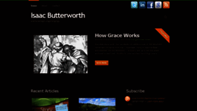 What Isaacbutterworth.com website looked like in 2019 (4 years ago)