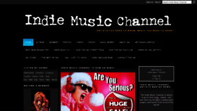 What Indiemusicchannel.com website looked like in 2019 (4 years ago)