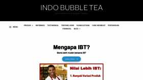 What Indobubbletea.blog website looked like in 2019 (4 years ago)