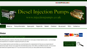 What Injectionpumps.co.uk website looked like in 2019 (4 years ago)