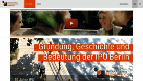 What Ipu-berlin.de website looked like in 2019 (5 years ago)