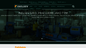 What Inelsev.cz website looked like in 2019 (4 years ago)