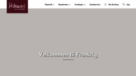 What In-france.dk website looked like in 2019 (4 years ago)