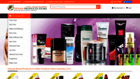 What Indianproductsstore.com.au website looked like in 2019 (4 years ago)