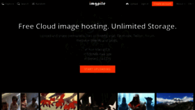 What Imgpile.com website looked like in 2019 (4 years ago)
