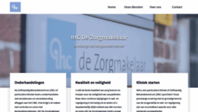 What Ihc-dezorgmakelaar.nl website looked like in 2019 (4 years ago)