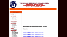 What Igschennai.org website looked like in 2019 (4 years ago)