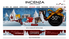 What Incenza.com website looked like in 2019 (4 years ago)