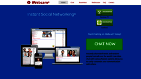 What Iwebchat.com website looked like in 2019 (4 years ago)