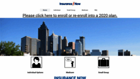 What Insurance-now.com website looked like in 2019 (4 years ago)