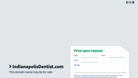 What Indianapolisdentist.com website looked like in 2019 (4 years ago)