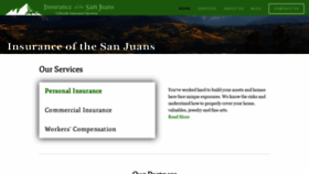 What Insurancesanjuans.com website looked like in 2019 (4 years ago)