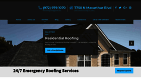 What Irvingroofingpro.com website looked like in 2019 (4 years ago)