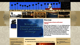 What Immanuelorange.org website looked like in 2019 (4 years ago)