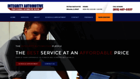 What Integrityautomotiveservice.com website looked like in 2019 (4 years ago)