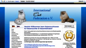 What Intercf.de website looked like in 2019 (4 years ago)