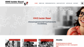 What Igkg-beiderbasel.ch website looked like in 2019 (4 years ago)
