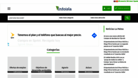 What Infoisla.org website looked like in 2019 (4 years ago)