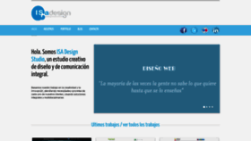 What Isadesignstudio.com.ar website looked like in 2019 (4 years ago)