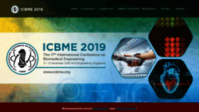 What Icbme.org website looked like in 2019 (4 years ago)