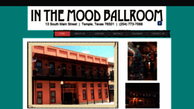 What Inthemoodballroom.com website looked like in 2019 (4 years ago)