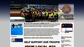 What Ibew25.org website looked like in 2019 (4 years ago)