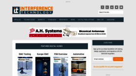 What Interferencetechnology.com website looked like in 2019 (4 years ago)
