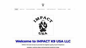 What Impactk9usa.com website looked like in 2019 (4 years ago)