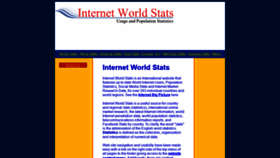What Internetworldstats.com website looked like in 2019 (4 years ago)