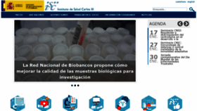 What Isciii.es website looked like in 2019 (5 years ago)