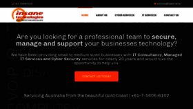 What Insane.net.au website looked like in 2019 (4 years ago)