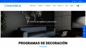 What Intericad.es website looked like in 2019 (4 years ago)