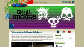 What Inbloomstickers.com website looked like in 2019 (4 years ago)