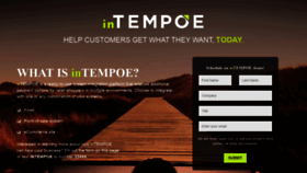 What Intempoe.com website looked like in 2019 (4 years ago)