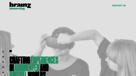 What Immersive.cz website looked like in 2019 (6 years ago)