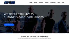 What Iptv4less.com website looked like in 2019 (4 years ago)