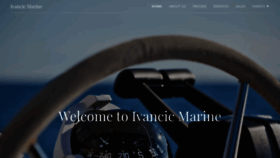 What Ivancicmarine.com website looked like in 2019 (4 years ago)