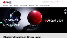 What Impel.pl website looked like in 2019 (5 years ago)