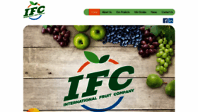 What Internationalfruitcompany.com website looked like in 2019 (4 years ago)