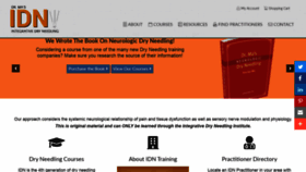 What Integrativedryneedling.com website looked like in 2019 (4 years ago)