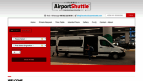 What Istanbulairportshuttle.com website looked like in 2019 (4 years ago)