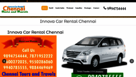 What Innovacarrentalchennai.net website looked like in 2019 (4 years ago)
