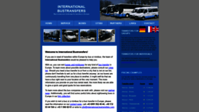 What International-bustransfers.com website looked like in 2019 (6 years ago)
