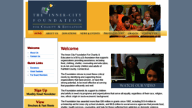 What Innercityfoundation.org website looked like in 2019 (4 years ago)