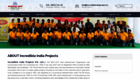 What Incredibleindiaproject.in website looked like in 2020 (4 years ago)