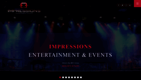 What Impressions-events.in website looked like in 2020 (4 years ago)