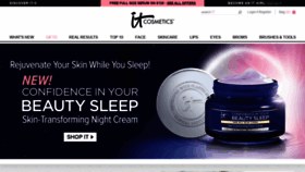 What Itcosmetics.com website looked like in 2020 (4 years ago)