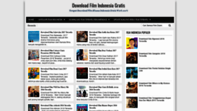 What Indonesia-movie21.blogspot.co.id website looked like in 2020 (4 years ago)