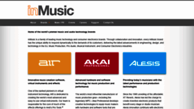 What Inmusicbrands.com website looked like in 2020 (4 years ago)