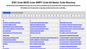 What Ifsccodebank.in website looked like in 2020 (4 years ago)